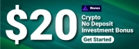 Take $20 Crypto Forex No Deposit Bonus on Ronex 
